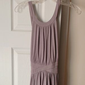 Silence & Noise modal/polyester lavender sleeveless maxi dress